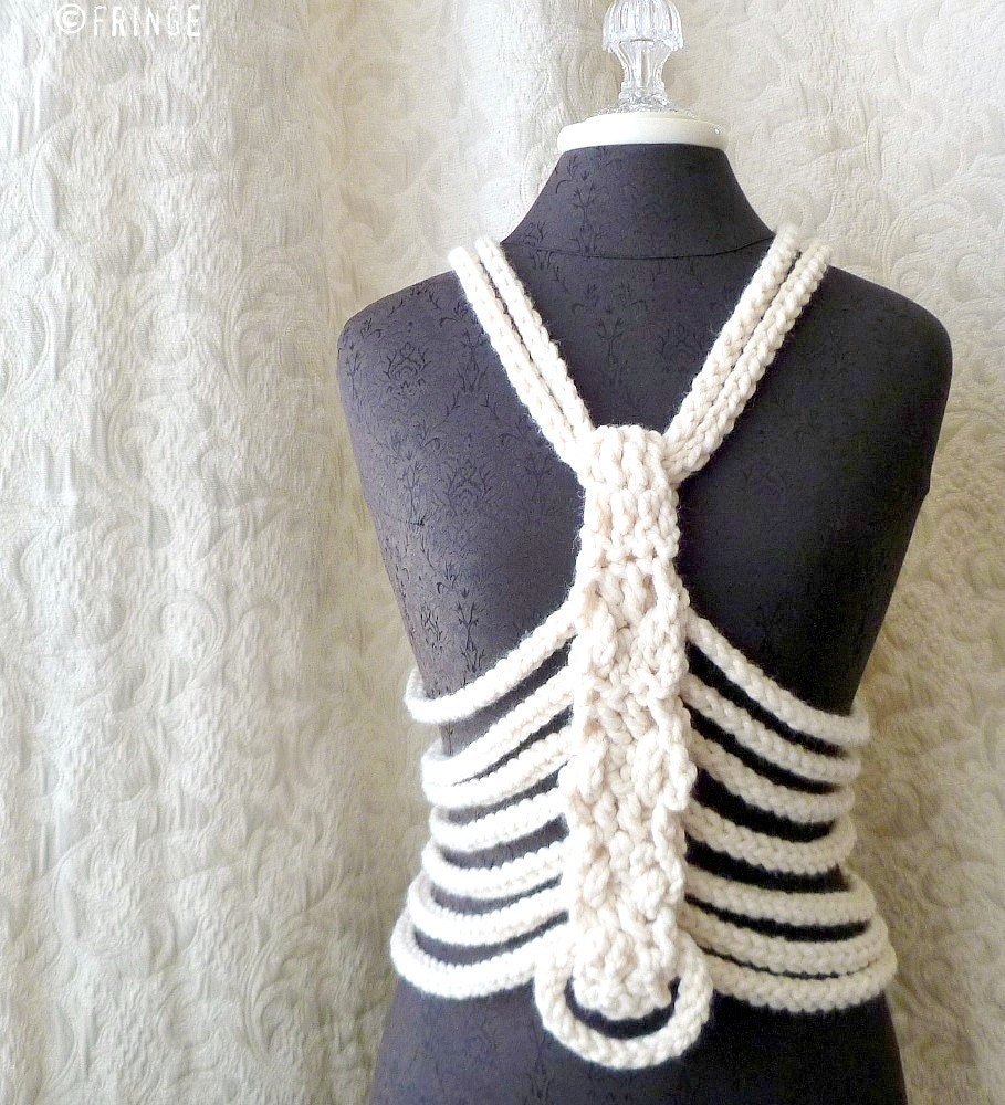 Inside Out by Fringe - Crochet - Wearable Fiber Art