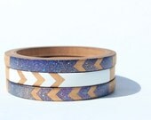 Set of Skinny Bangles- Natasha K.- XS-XL