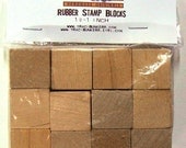 1 inch wooden blocks for rubber stamps and Craft Projects