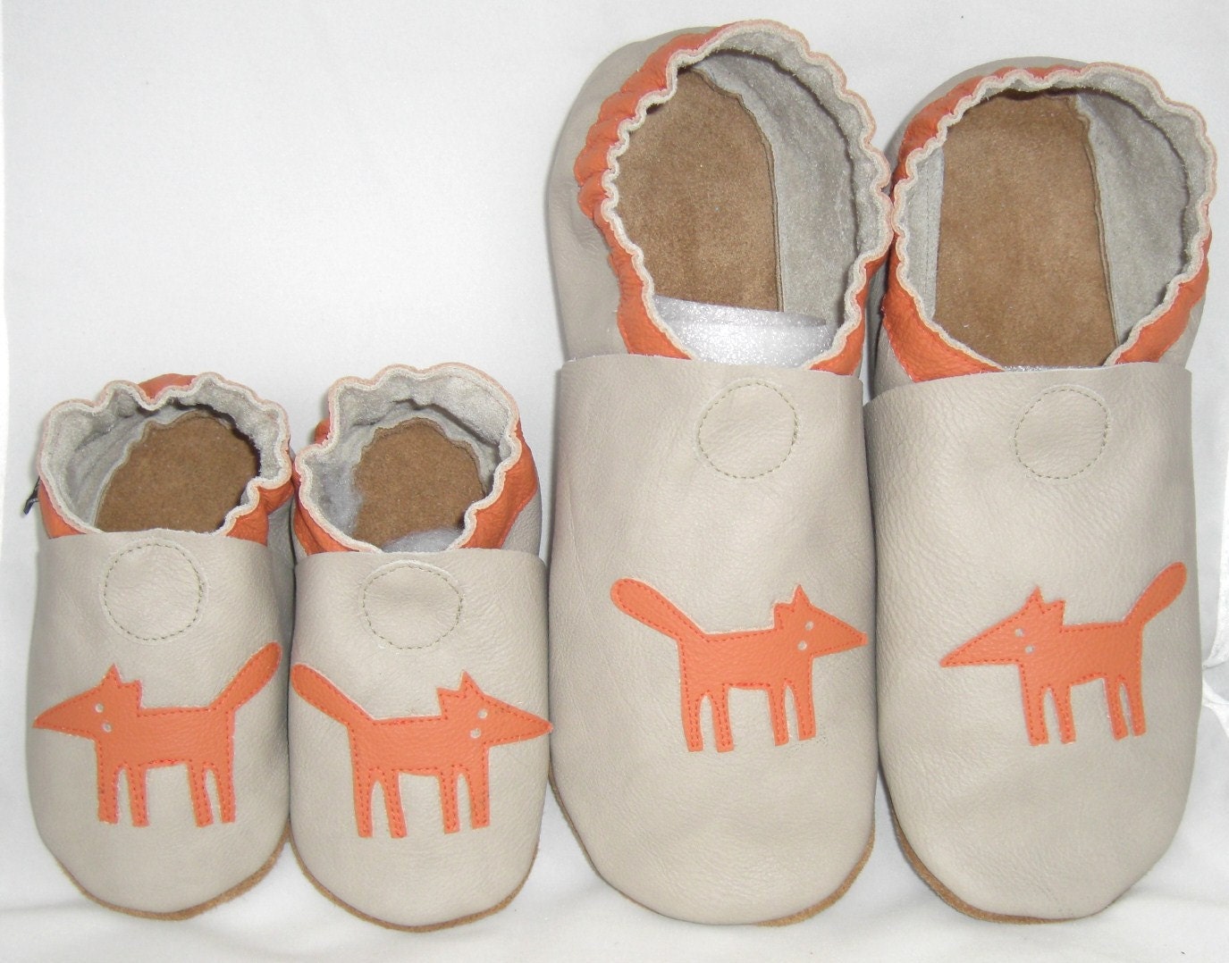 Adult size soft sole leather shoes Custom design