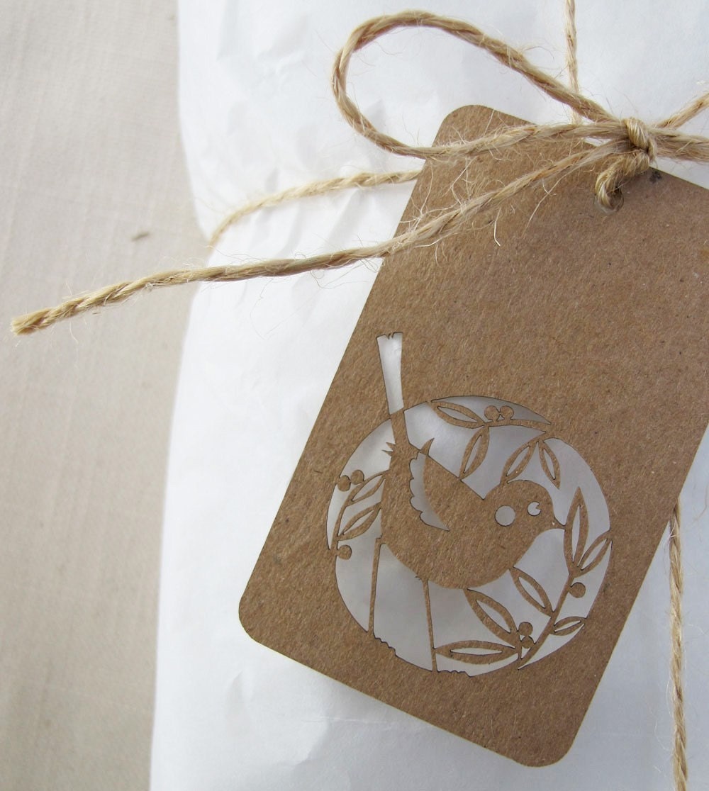 Gift tags - set of 10 Birdie tags