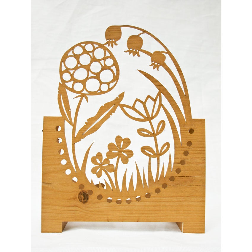 Lasercut card - Little Garden