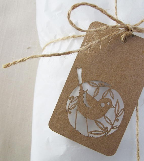 Gift tags - set of 10 Birdie tags