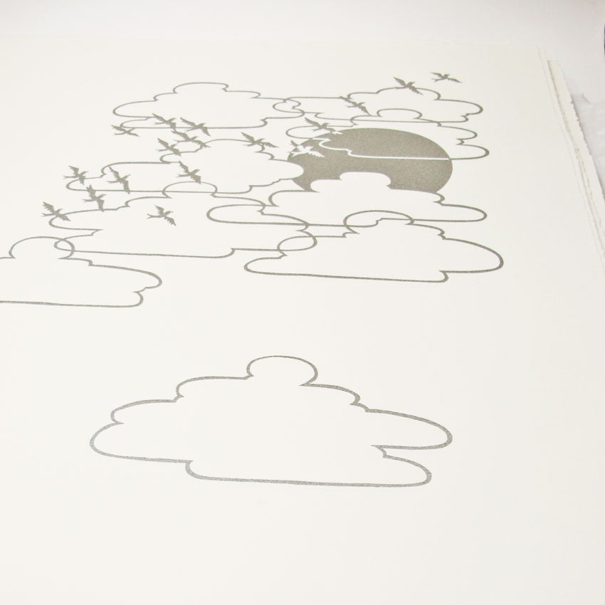 Silkscreen print - Escape