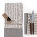 Table Runner - Abacus, in Pebble Grey