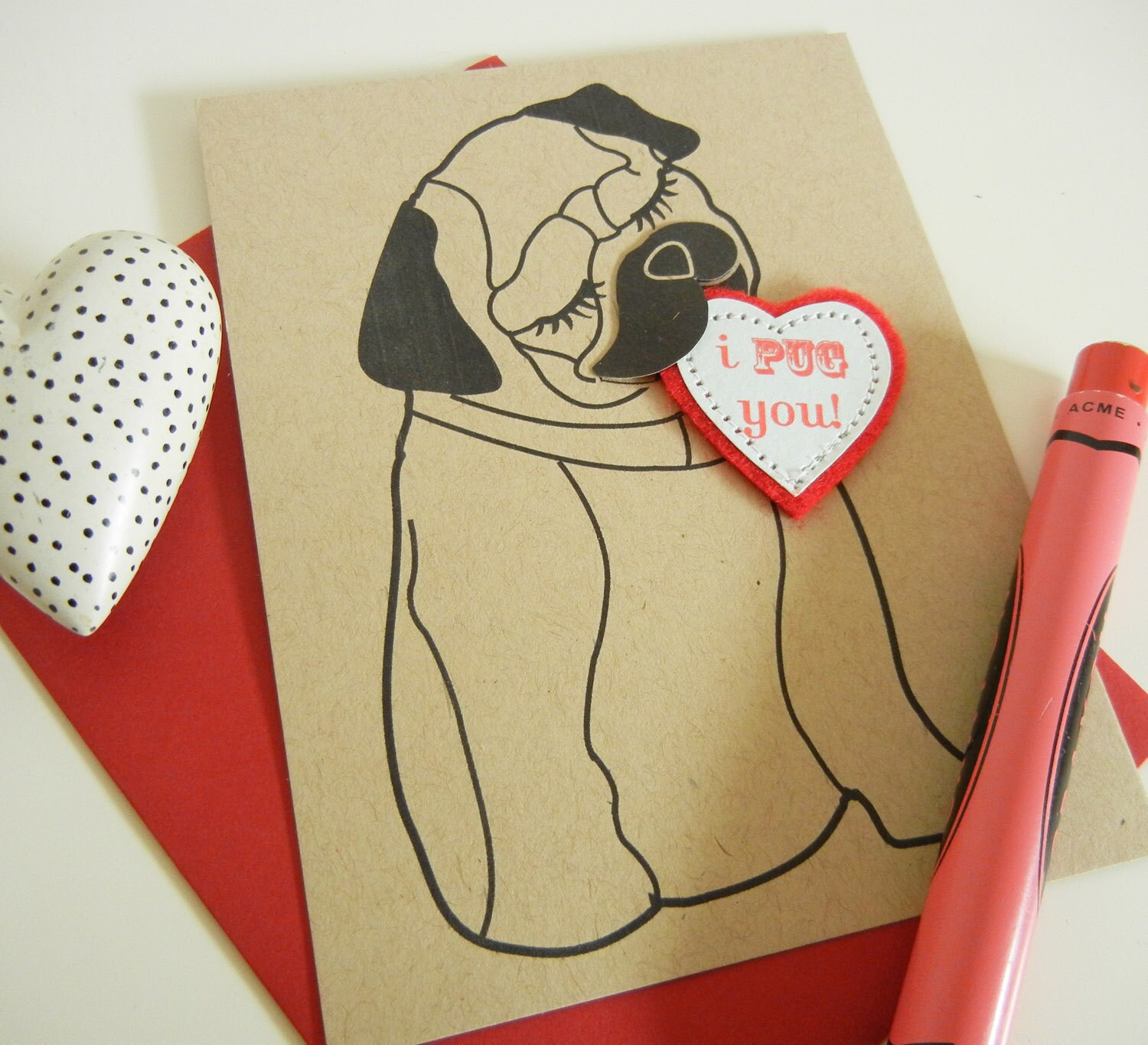 Pug Valentines Day