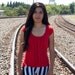 Silkscreen womens tshirt, red cap sleeve, strings design, S-XL, womans top, graphic tee
