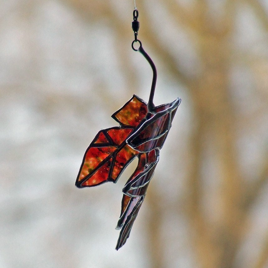 Painted Maple Leaf from Newcastle Ale