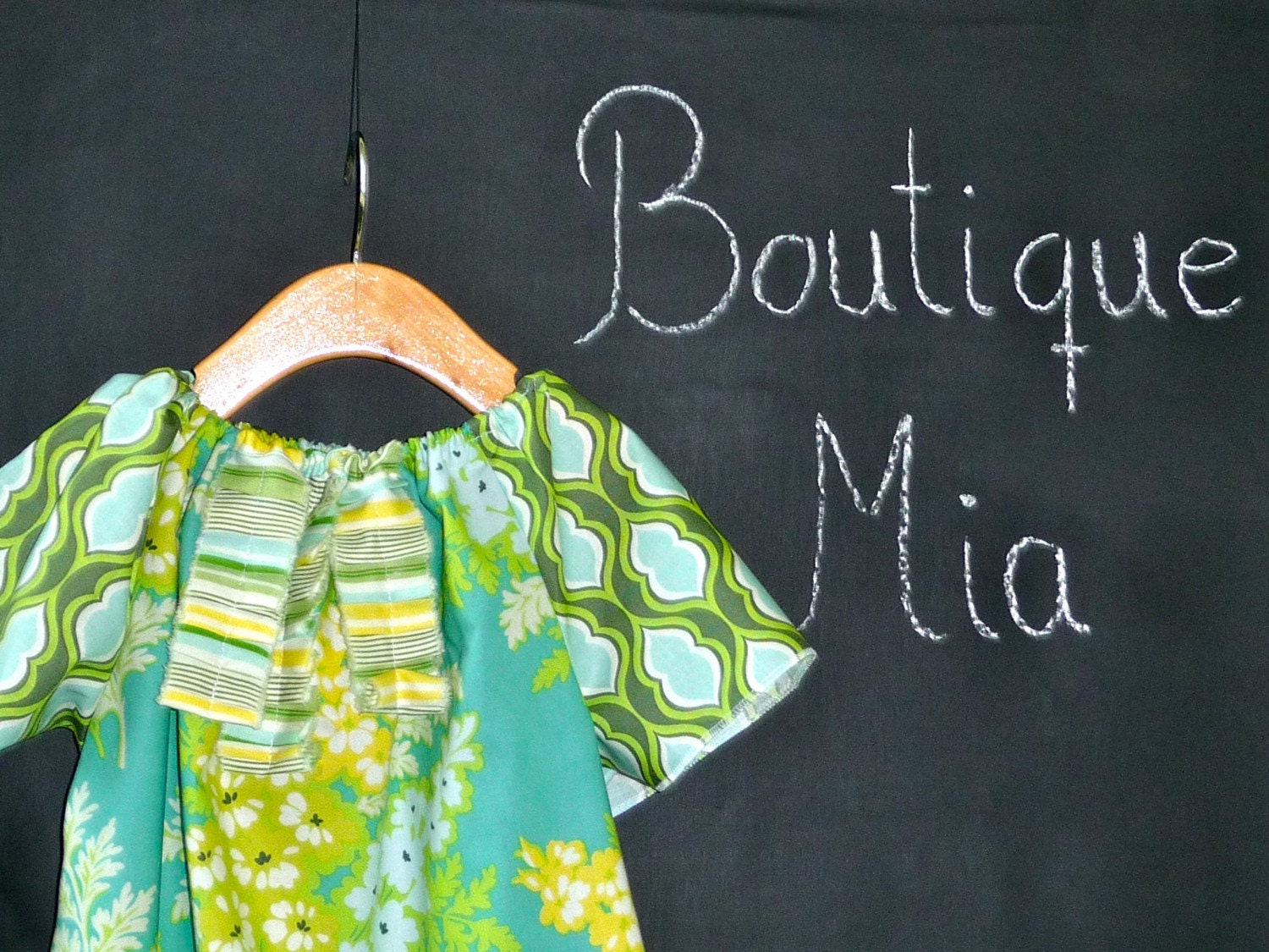 Tuxedo Mini DRESS - Heather Bailey - Nicey - Pick the size Newborn up to 12 Years - by Boutique Mia