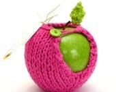 Apple Jacket - Hand Knit Hot Pink