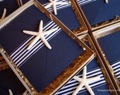 Custom Nautical Starfish Wedding Invitations