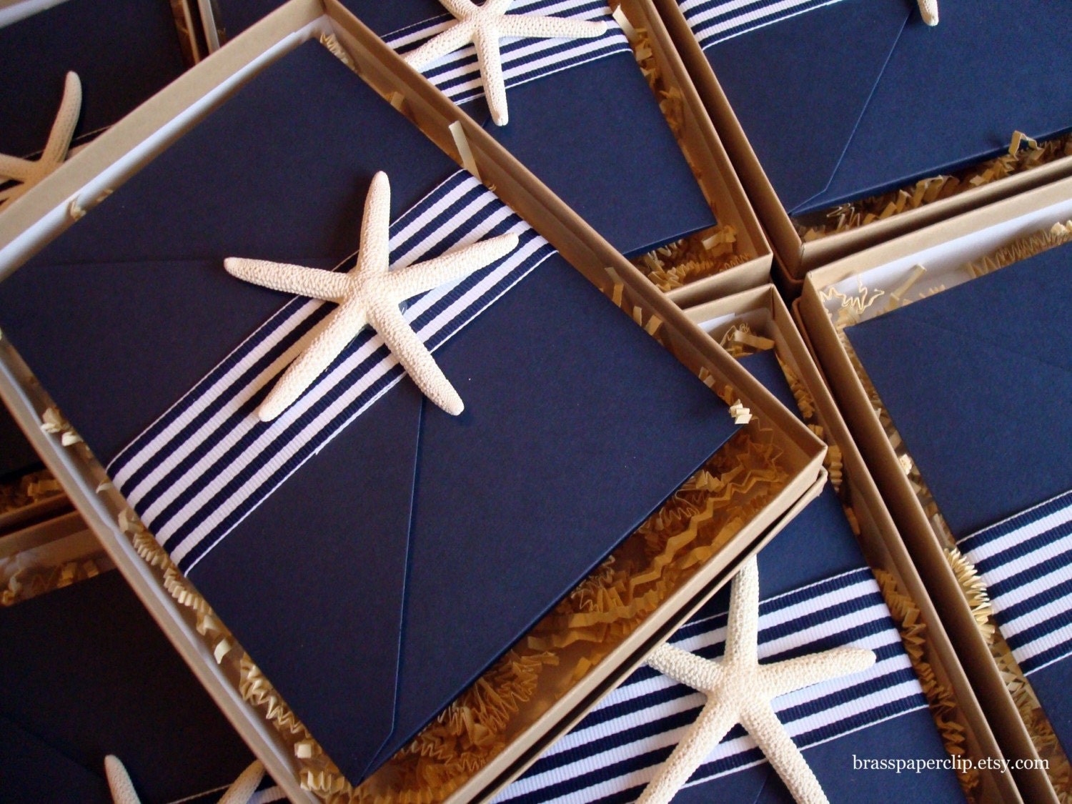 Custom Nautical Wedding Invitations - RESERVED FOR AMANDA