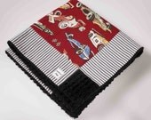 Pitstop Baby to Toddler Chenille Stroller Blanket - Ready to Ship