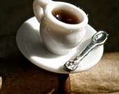 Novelty Ring Cup and Saucer tea cup coffee mug adjustable ring  Tateam  srajd