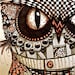 Owl Drawing Illustration Art  print