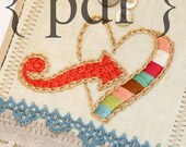 50 Hearts--PDF Embroidery Images