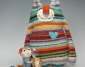 Dressed Mouse/Bunny Class  Needle Felting Class to create BOTH the Bunny and Mouse By Barby Anderson (Kit Available and sold separately)