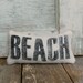 Beach -  Burlap Feed Sack Doorstop