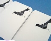 Birdy Cards- Hand Stamped Gift Tags with Pigment Inks