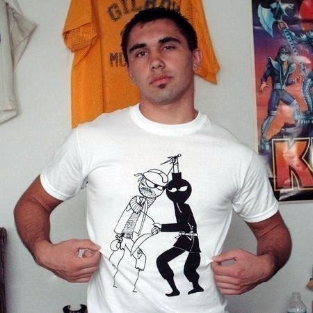 Pirate vs Ninja Tshirt - The Ultimate Batttle of AWESOMENESS