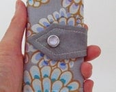Small Card Organizer Wallet - Grey Pearl Mum