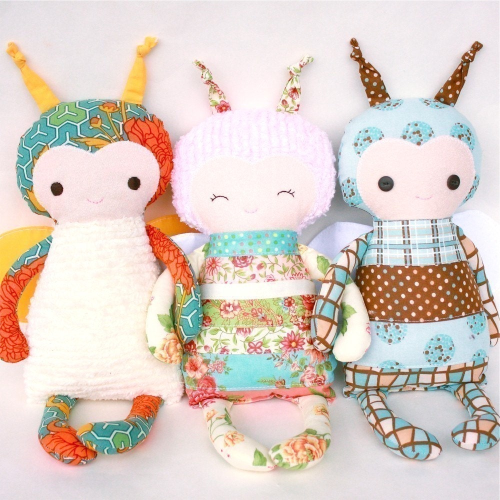 Baby Bumblebee PDF Doll Pattern