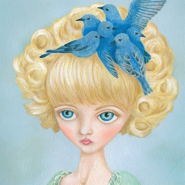 Brie and the bluebirds