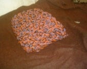 This is Halloween Purple Orange and Black Scarf