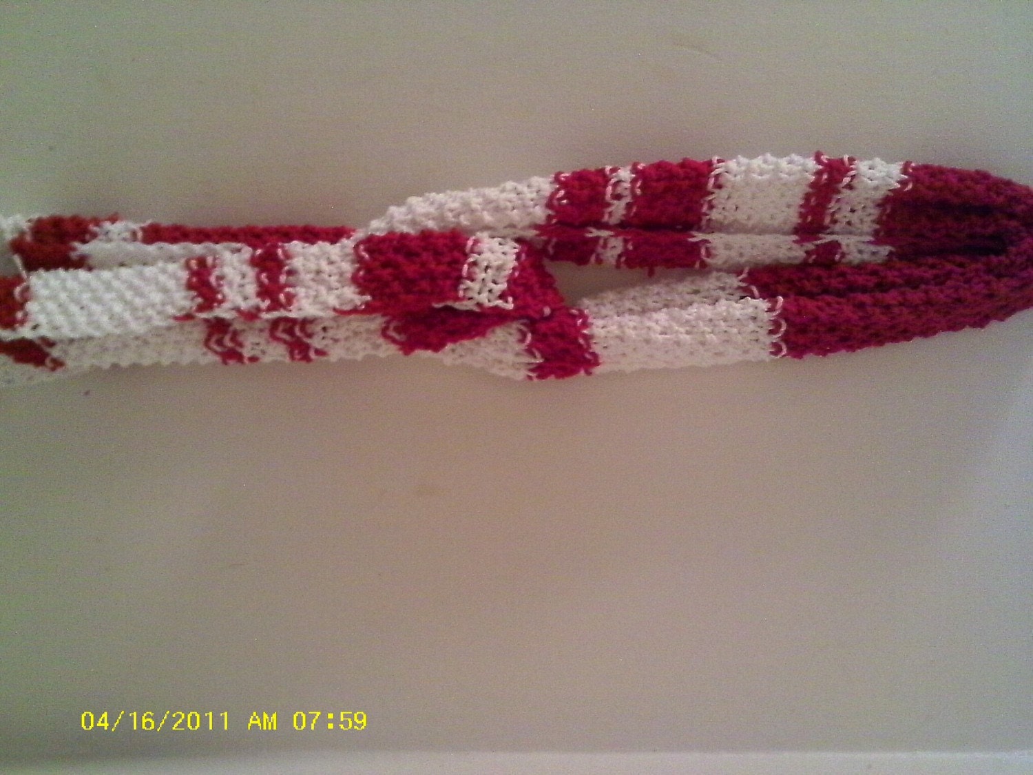 Red and White Scarf