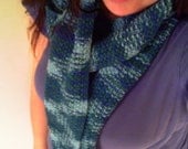 Blue Striped scarf