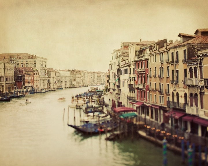 Grand Canal, Venice Photography, Italy, Travel Photograph - Meet me on the Rialto