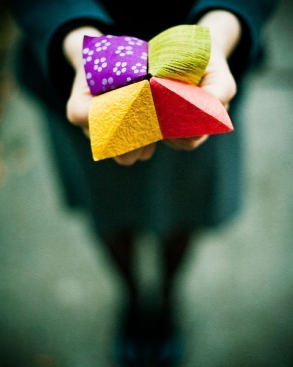 Hands, Fortune Teller, Future, Fine Art Photograph, Colorful, Rainbow - We hold the future