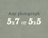 Any 5x7 or 5x5 Print