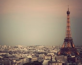 Paris photo - The Most Beautiful City - Eiffel Tower at sunset, France - Fine art travel photograph - EyePoetryPhotography