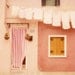 Burano, Italy Photography, Cute Pink House, Pastel, Italy Art, Home Decor, Polaroid Photograph, Feminine - Laundry Day