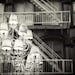 NYC Black and White Photography, Chandelier Photograph, Monochromatic New York Art Print, Soho, Urban Art Print - An urban romance