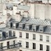 Paris Rooftops - Paris photography - Rooftop Soliloquy - Winter White, Ivory, Muted, Gray, Travel photography