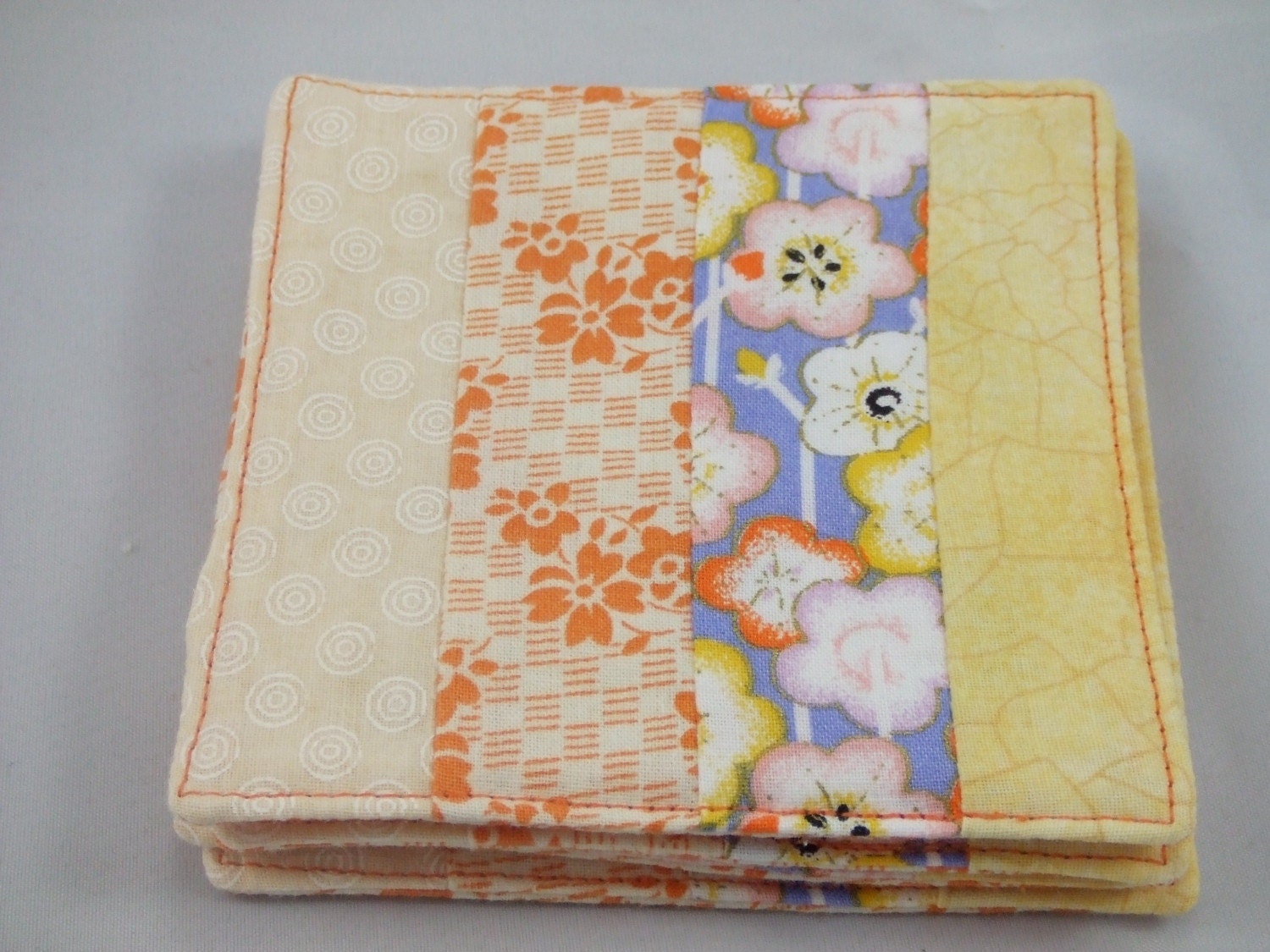 Springtime Fabric Coasters