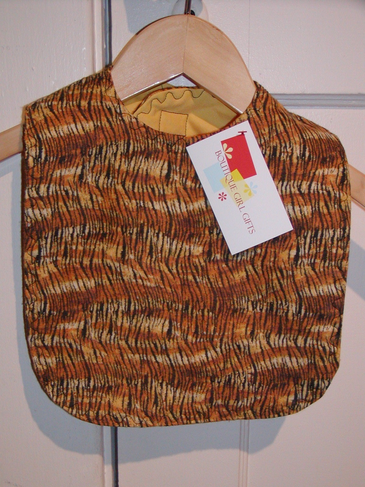 Tiger Stripe Baby Toddler Bib  Grrr