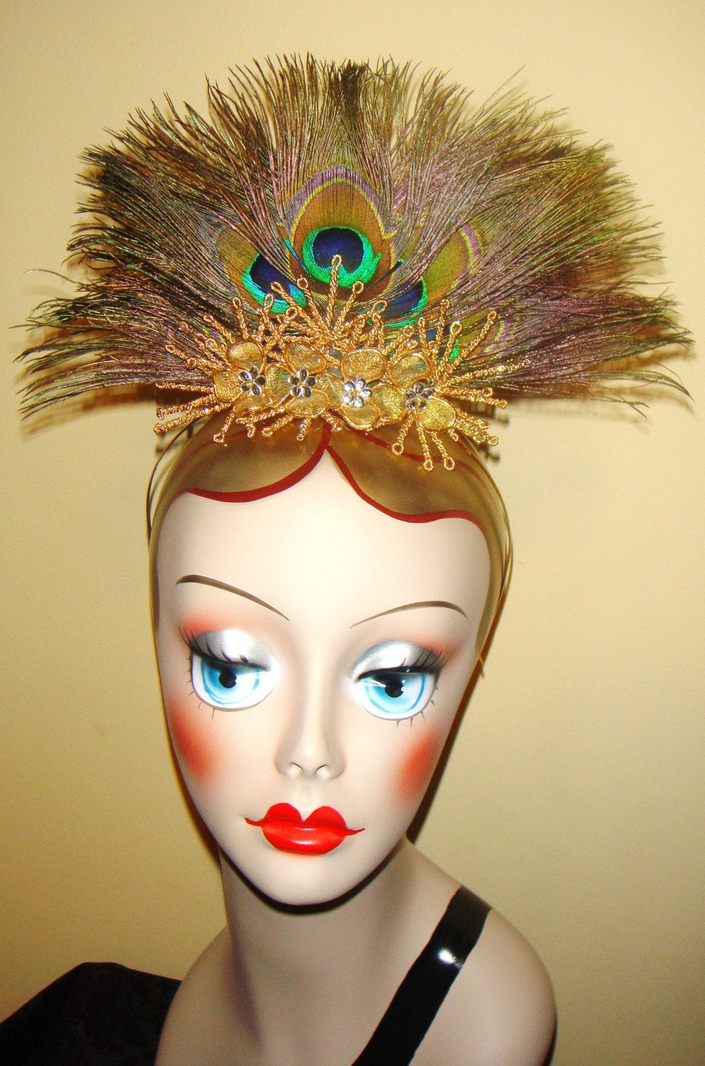 Art Deco Fascinator - Garbo Fascinator