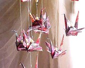 Peace Crane Origami Ornament Mobile Do It Yourself  DIY