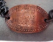 Pressed Penny Bracelet Civil War Train