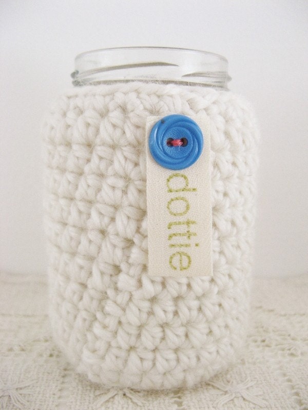 a 'high hopes' handy dandy woolly coated jar