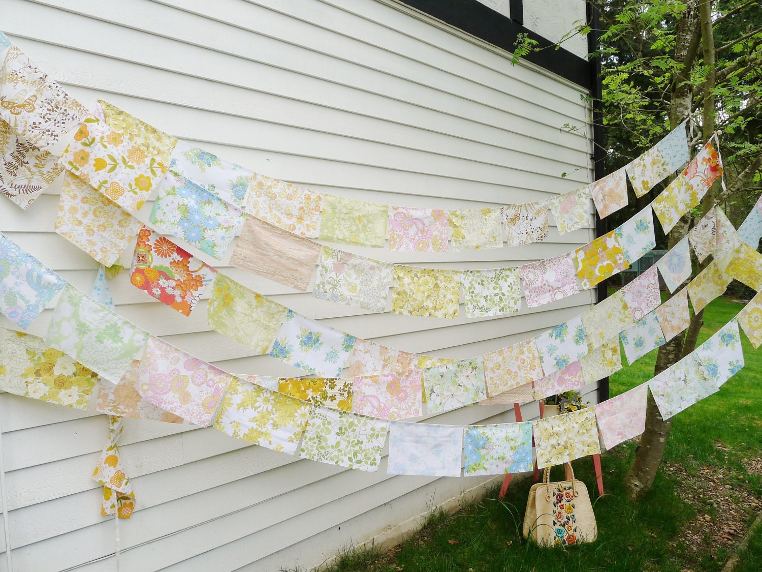 a 'high hope' string of flags...