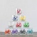 The whole lot - screen printed bicycle old fashioned glasses, set of 10