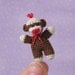 PDF PATTERN - Amigurumi Crochet Tutorial Pattern Miniature Baby Sock Monkey