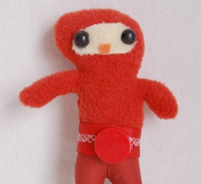 Plush Chicken Doll - Togarashi the Red Ninjapants - Chickenpants No. 289