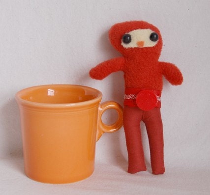 Plush Chicken Doll - Togarashi the Red Ninjapants - Chickenpants No. 289