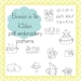 Bunnies in the Kitchen - Hand Embroidery .PDF Pattern