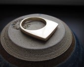Tall Signet - 10k yellow gold ring